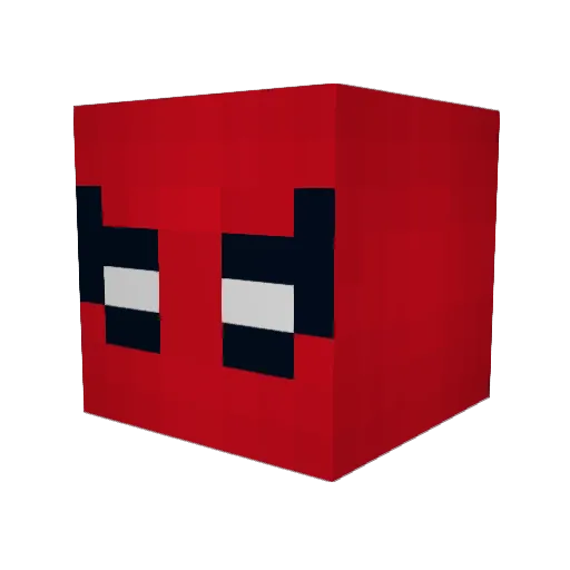 beituni Minecraft avatar head, 3D render