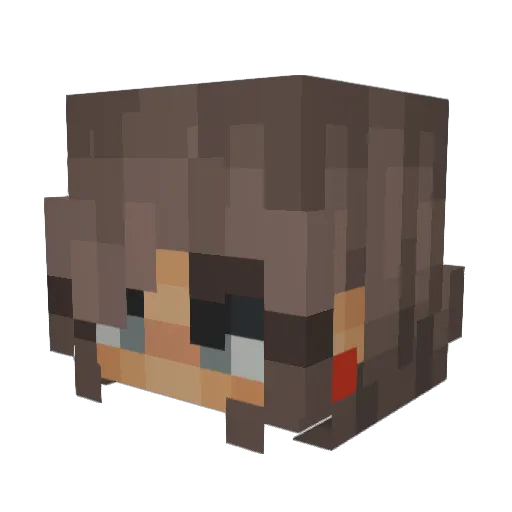 bejata Minecraft avatar head, 3D render