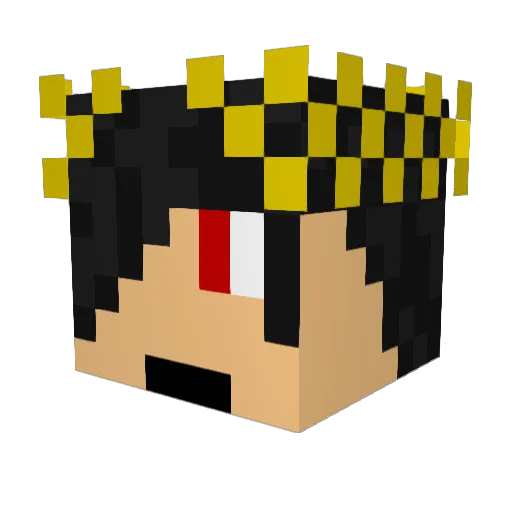 bekabeka333 Minecraft avatar head, 3D render