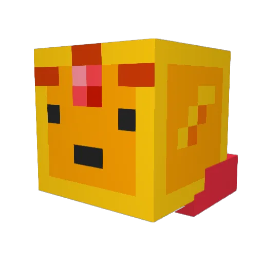 bekinha05 Minecraft avatar head, 3D render