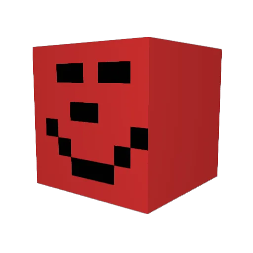 bekisafam Minecraft avatar head, 3D render