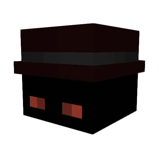 bekochery Minecraft avatar head, 3D render