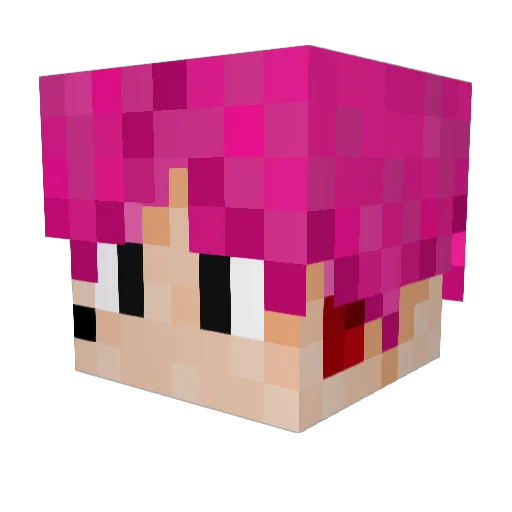 bekoshot Minecraft avatar head, 3D render