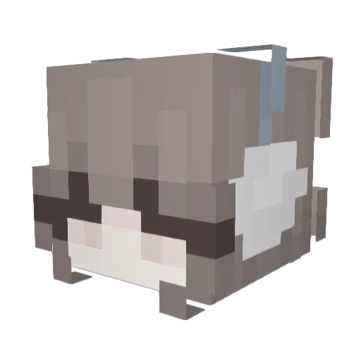 bekspejsowa Minecraft avatar head, 3D render