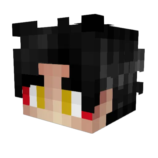 beku7425 Minecraft avatar head, 3D render