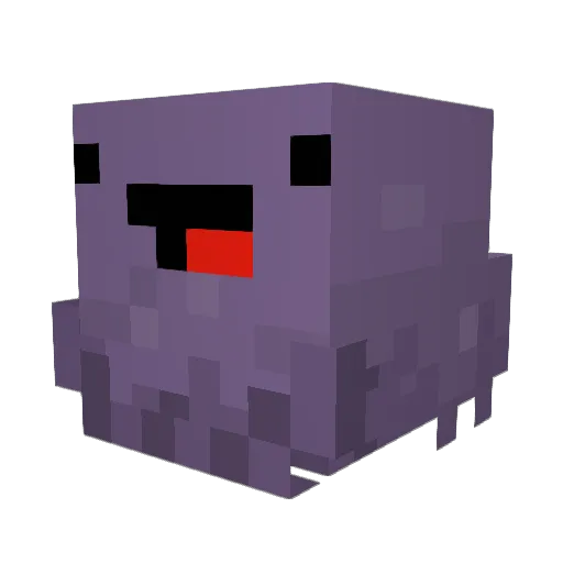 belacthecow Minecraft avatar head, 3D render