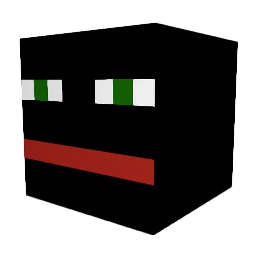 belencaiga Minecraft avatar head, 3D render