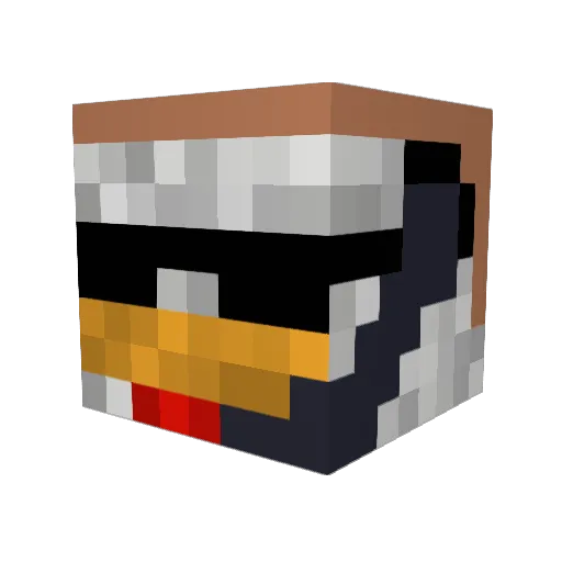 belga415 Minecraft avatar head, 3D render