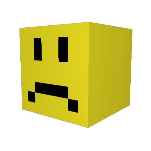 belgi120 Minecraft avatar head, 3D render