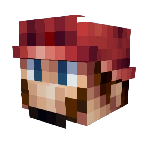 belgie114 Minecraft avatar head, 3D render