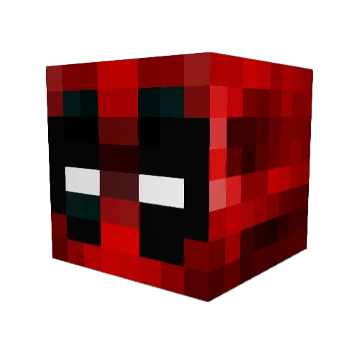 belialadin Minecraft avatar head, 3D render