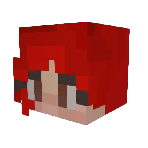 believe905 Minecraft avatar head, 3D render