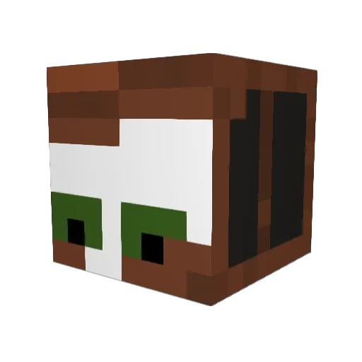 belikopo Minecraft avatar head, 3D render