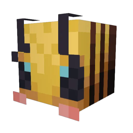 beljello Minecraft avatar head, 3D render