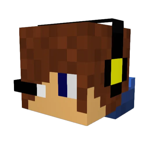belkboys Minecraft avatar head, 3D render