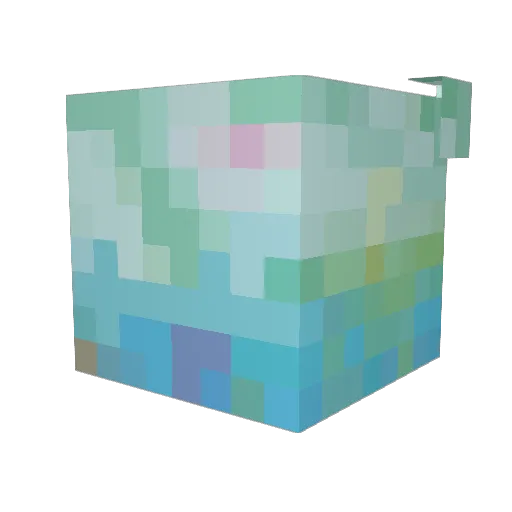 belkooo Minecraft avatar head, 3D render