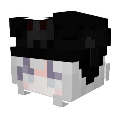 bell2811 Minecraft avatar head, 3D render