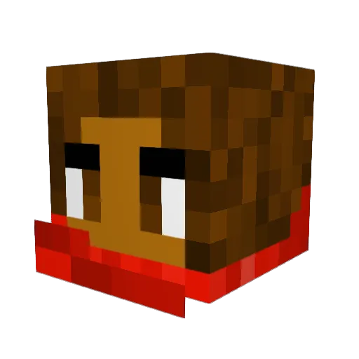 bellBeee Minecraft avatar head, 3D render