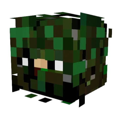 bell_boy Minecraft avatar head, 3D render
