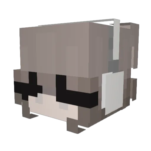 bella12122 Minecraft avatar head, 3D render