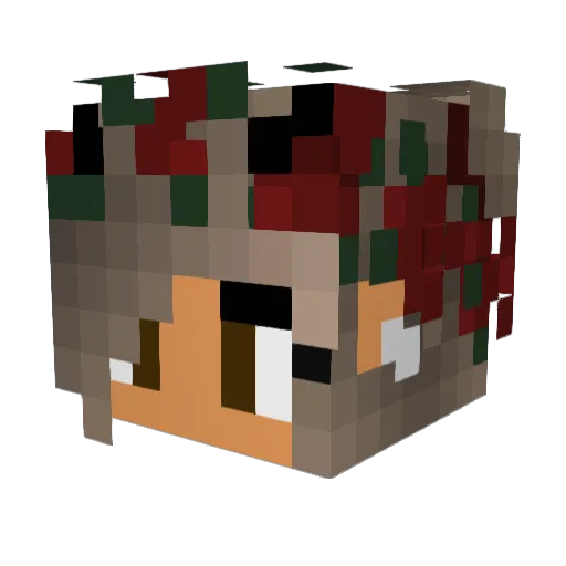 bella_2111 Minecraft avatar head, 3D render
