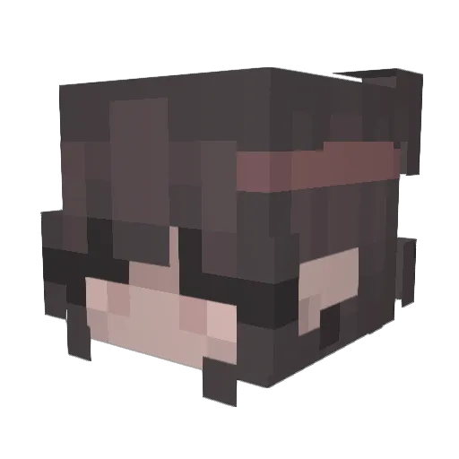 bellaaa953 Minecraft avatar head, 3D render