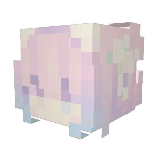 bellabearv3 Minecraft avatar head, 3D render