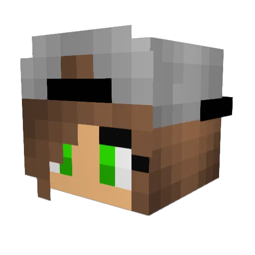 bellabeauty80 Minecraft avatar head, 3D render