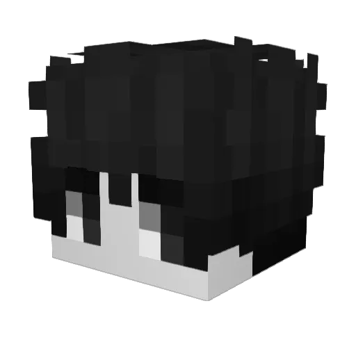 bellak0 Minecraft avatar head, 3D render