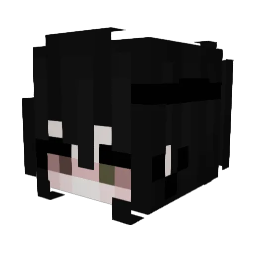 bellalolol Minecraft avatar head, 3D render
