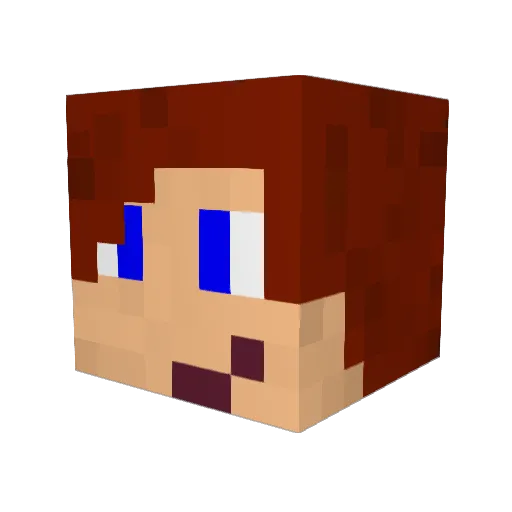 bellatrix1993 Minecraft avatar head, 3D render