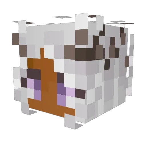 belleeleni Minecraft avatar head, 3D render