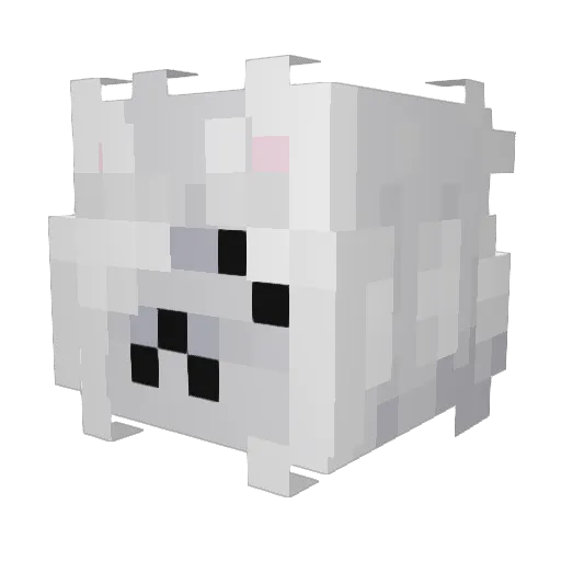 bellesdabomb Minecraft avatar head, 3D render