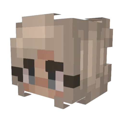 bellicimo Minecraft avatar head, 3D render