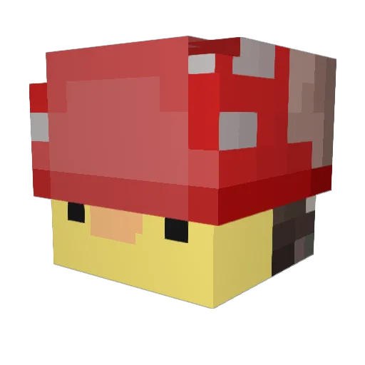 belligham Minecraft avatar head, 3D render