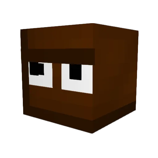 bellodimamma Minecraft avatar head, 3D render