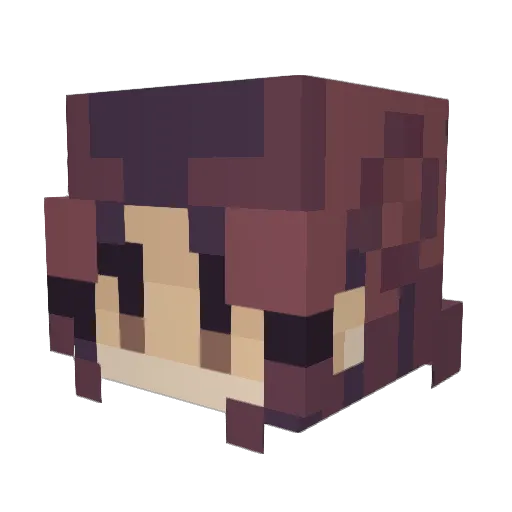 bells_victoria Minecraft avatar head, 3D render