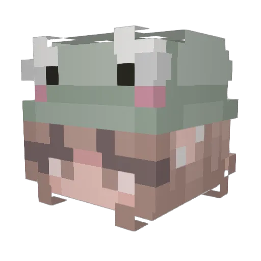 bellsmin Minecraft avatar head, 3D render