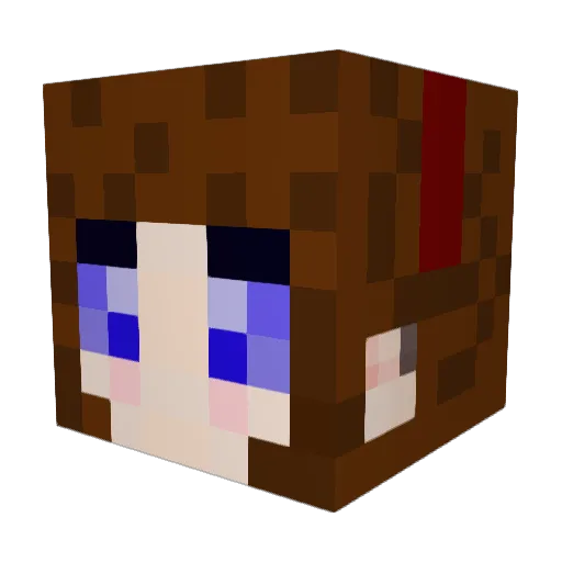 bellstorm614 Minecraft avatar head, 3D render