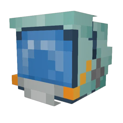 bellybuttonbirth Minecraft avatar head, 3D render
