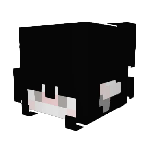 belovddd Minecraft avatar head, 3D render