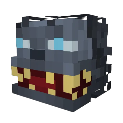 belowaverage56 Minecraft avatar head, 3D render