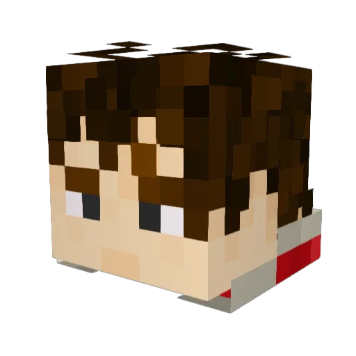 belphygore Minecraft avatar head, 3D render