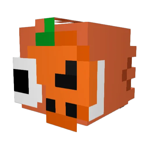 belqved Minecraft avatar head, 3D render