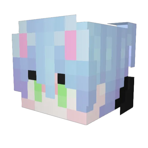 belsen08 Minecraft avatar head, 3D render