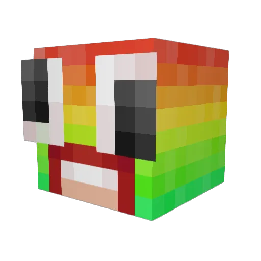 belsnickel99 Minecraft avatar head, 3D render
