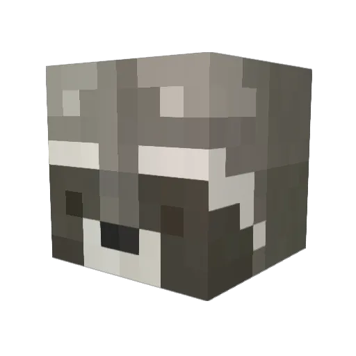 beltranpin Minecraft avatar head, 3D render