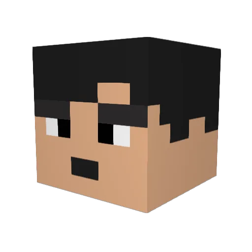 belvederepap1 Minecraft avatar head, 3D render