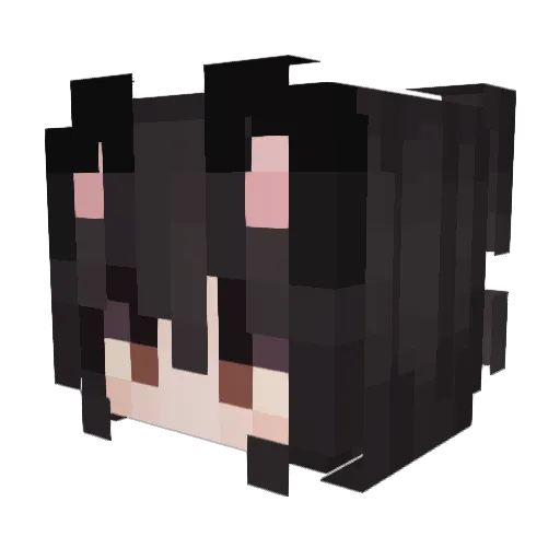 belvika Minecraft avatar head, 3D render