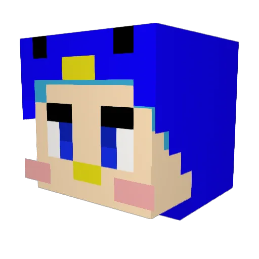 bema4256 Minecraft avatar head, 3D render